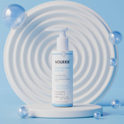 NOURRIR Moisturising Shower &amp; Bath Oil – The Ultimate Hydration for Your Skin