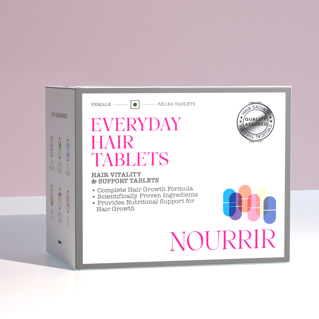 Everyday Hair Health Tablets (Female) - For Hair Growth &amp; Reduction in Hair Fall